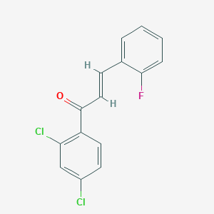 (2E)-1-(2,4-Dichlorophenyl)-3-(2-fluorophenyl)prop-2-en-1-one