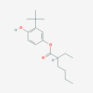 molecular formula C18H28O3 B310635 3-Tert-butyl-4-hydroxyphenyl 2-ethylhexanoate 