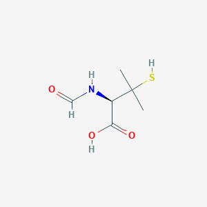 molecular formula C6H11NO3S B3106355 N-formylpenicillamin CAS No. 158411-82-6