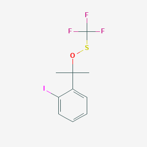 molecular formula C10H10F3IOS B3106357 Unii-2axb7K3EE6 CAS No. 1584705-82-7