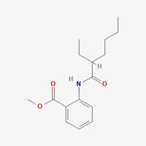 molecular formula C16H23NO3 B310636 Methyl2-[(2-ethylhexanoyl)amino]benzoate 