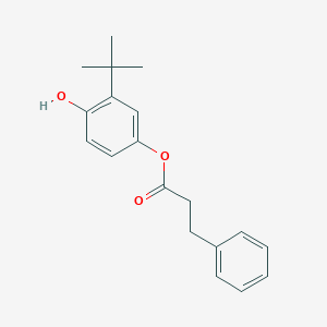 molecular formula C19H22O3 B310637 3-Tert-butyl-4-hydroxyphenyl 3-phenylpropanoate 