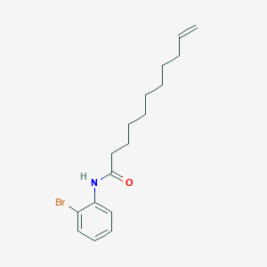 molecular formula C17H24BrNO B310644 N-(2-bromophenyl)-10-undecenamide 