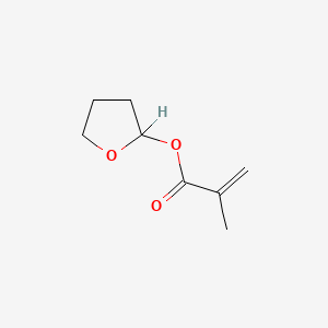 molecular formula C8H12O3 B3106479 2-丙烯酸，2-甲基-，四氢-2-呋喃基酯 CAS No. 15895-80-4