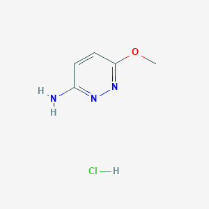 molecular formula C5H8ClN3O B3106481 6-甲氧基哒嗪-3-胺盐酸盐 CAS No. 1589503-98-9