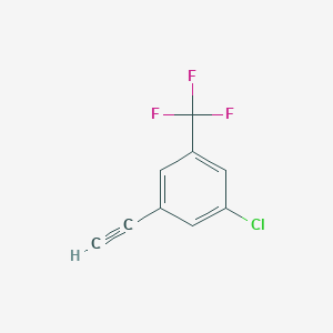 1-Chloro-3-ethynyl-5-(trifluoromethyl)benzene