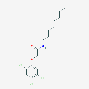 molecular formula C16H22Cl3NO2 B310654 N-octyl-2-(2,4,5-trichlorophenoxy)acetamide 