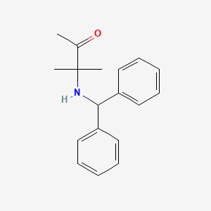 3-(Benzhydrylamino)-3-methylbutan-2-one