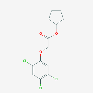 molecular formula C13H13Cl3O3 B310655 Cyclopentyl (2,4,5-trichlorophenoxy)acetate 