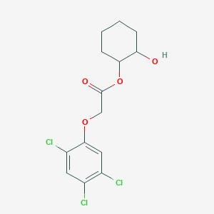 molecular formula C14H15Cl3O4 B310657 2-Hydroxycyclohexyl (2,4,5-trichlorophenoxy)acetate 
