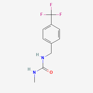 3-Methyl-1-{[4-(trifluoromethyl)phenyl]methyl}urea