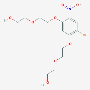 2,2'-((((4-Bromo-6-nitro-1,3-phenylene)bis(oxy))bis(ethane-2,1-diyl))bis(oxy))bis(ethan-1-ol)