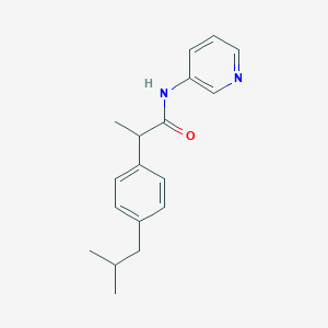 molecular formula C18H22N2O B310663 2-(4-isobutylphenyl)-N-(3-pyridinyl)propanamide 