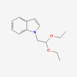 molecular formula C14H19NO2 B3106676 1-(2,2-二乙氧基乙基)-1H-吲哚 CAS No. 159884-46-5