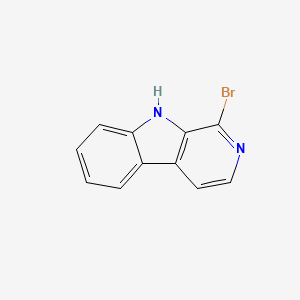 molecular formula C11H7BrN2 B3106683 1-Bromo-9H-pyrido[3,4-b]indole CAS No. 159898-15-4