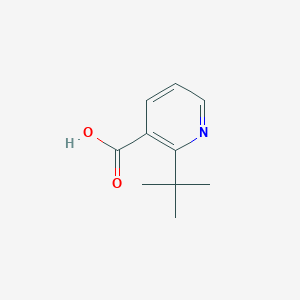 molecular formula C10H13NO2 B3106730 2-叔丁基吡啶-3-羧酸 CAS No. 1600334-98-2