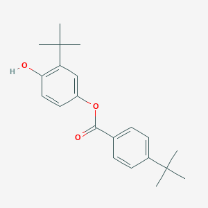 molecular formula C21H26O3 B310676 3-Tert-butyl-4-hydroxyphenyl 4-tert-butylbenzoate 