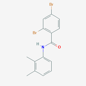 molecular formula C15H13Br2NO B310680 2,4-dibromo-N-(2,3-dimethylphenyl)benzamide 