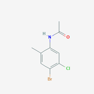 molecular formula C9H9BrClNO B3106823 N-(4-Bromo-5-chloro-2-methylphenyl)acetamide CAS No. 1607828-43-2