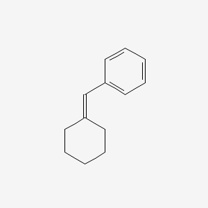 molecular formula C13H16 B3106832 Cyclohexylidenemethylbenzene CAS No. 1608-31-7
