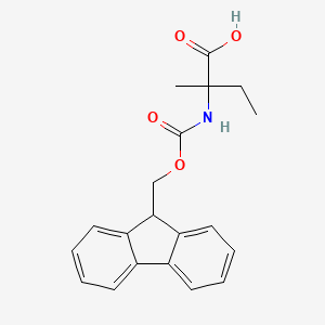 molecular formula C20H21NO4 B3106859 N-Fmoc-DL-isovaline CAS No. 160885-93-8