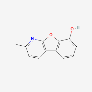 molecular formula C12H9NO2 B3106873 2-Methylbenzofuro[2,3-b]pyridin-8-ol CAS No. 1609373-97-8