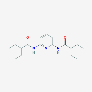 molecular formula C17H27N3O2 B310696 2-ethyl-N-{6-[(2-ethylbutanoyl)amino]-2-pyridinyl}butanamide 