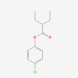molecular formula C12H15ClO2 B310698 4-Chlorophenyl 2-ethylbutanoate 