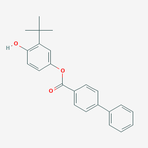 molecular formula C23H22O3 B310700 3-Tert-butyl-4-hydroxyphenyl[1,1'-biphenyl]-4-carboxylate 