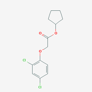 molecular formula C13H14Cl2O3 B310701 Cyclopentyl(2,4-dichlorophenoxy)acetate 