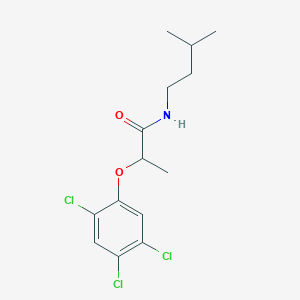 N-isopentyl-2-(2,4,5-trichlorophenoxy)propanamide