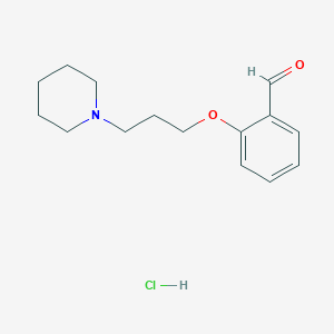 2-[3-(1-Piperidinyl)propoxy]benzaldehyde hydrochloride