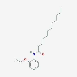 molecular formula C20H33NO2 B310706 N-(2-ethoxyphenyl)dodecanamide 