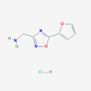 1-[5-(2-Furyl)-1,2,4-oxadiazol-3-YL]methanamine hydrochloride