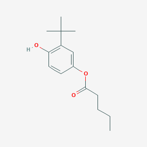 molecular formula C15H22O3 B310708 3-Tert-butyl-4-hydroxyphenyl pentanoate 