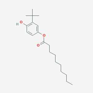 molecular formula C20H32O3 B310711 3-Tert-butyl-4-hydroxyphenyl decanoate 
