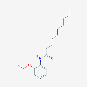 molecular formula C18H29NO2 B310712 N-(2-ethoxyphenyl)decanamide 