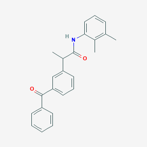 molecular formula C24H23NO2 B310715 2-(3-benzoylphenyl)-N-(2,3-dimethylphenyl)propanamide 