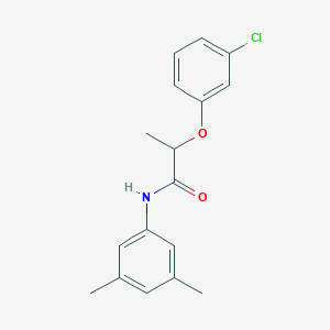 molecular formula C17H18ClNO2 B310726 2-(3-chlorophenoxy)-N-(3,5-dimethylphenyl)propanamide 