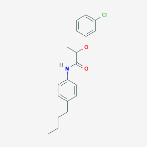 N-(4-butylphenyl)-2-(3-chlorophenoxy)propanamide