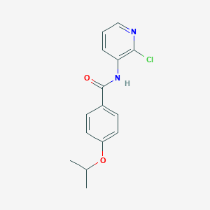 molecular formula C15H15ClN2O2 B310731 N-(2-chloro-3-pyridinyl)-4-isopropoxybenzamide 