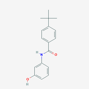 molecular formula C17H19NO2 B310743 4-tert-butyl-N-(3-hydroxyphenyl)benzamide 