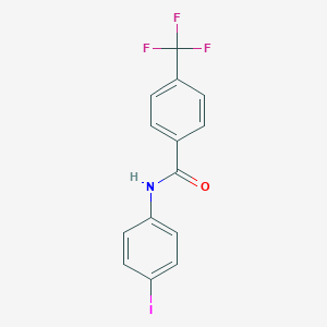 molecular formula C14H9F3INO B310747 N-(4-iodophenyl)-4-(trifluoromethyl)benzamide 