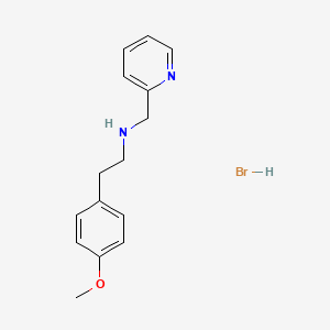 molecular formula C15H19BrN2O B3107488 [2-(4-Methoxyphenyl)ethyl](2-pyridinylmethyl)amine hydrobromide CAS No. 1609409-48-4