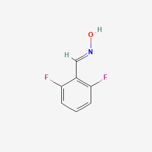 molecular formula C7H5F2NO B3107502 2,6-Difluorobenzaldehyde oxime CAS No. 1609936-05-1