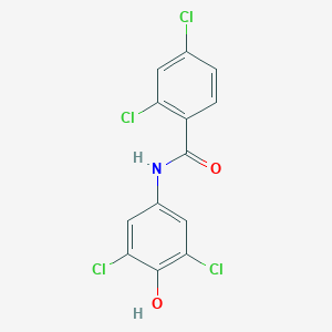 molecular formula C13H7Cl4NO2 B310752 2,4-dichloro-N-(3,5-dichloro-4-hydroxyphenyl)benzamide 