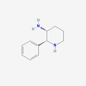 (2R,3R)-2-phenylpiperidin-3-amine