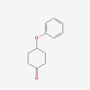molecular formula C12H14O2 B3107539 4-Phenoxycyclohexanone CAS No. 161194-41-8