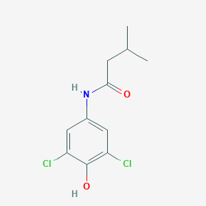 molecular formula C11H13Cl2NO2 B310754 N-(3,5-dichloro-4-hydroxyphenyl)-3-methylbutanamide 