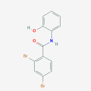 molecular formula C13H9Br2NO2 B310760 2,4-dibromo-N-(2-hydroxyphenyl)benzamide 